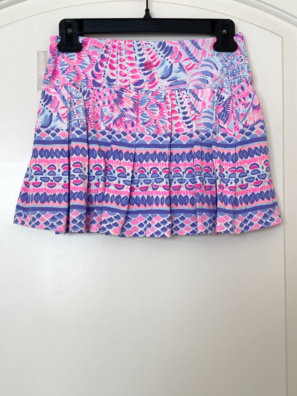 Lilly Pulitzer Luxletic Skort Annora Skirt Shorts Raz Berry Sea You Soon XS - Picture 3 of 8